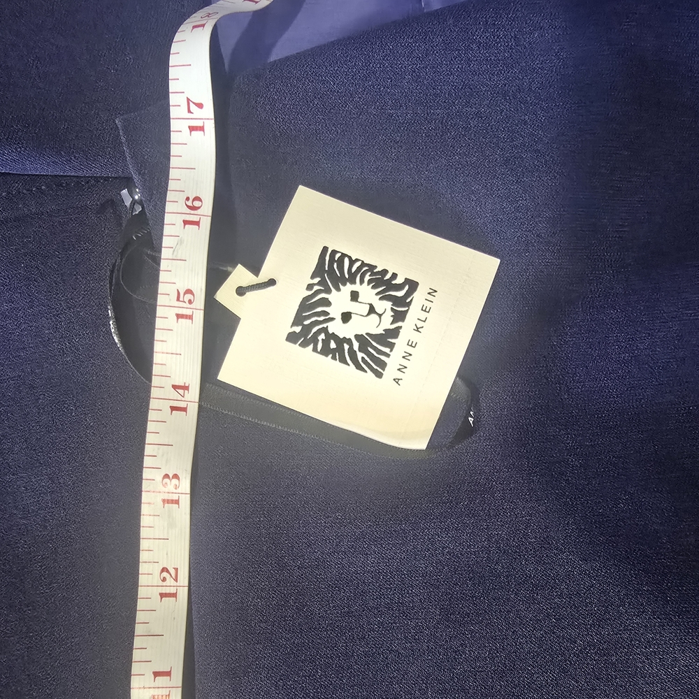Anne Klein Women's Navy Pantsuit - Picture 6 of 11